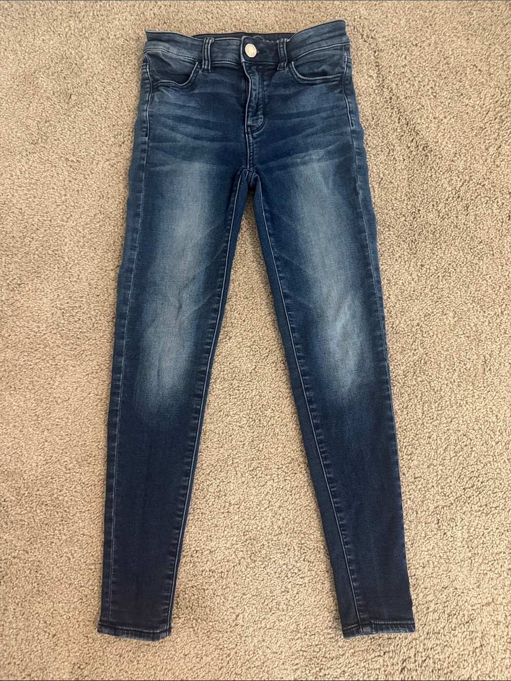 American Eagle Outfitters Dark Blue Skinny Jeans